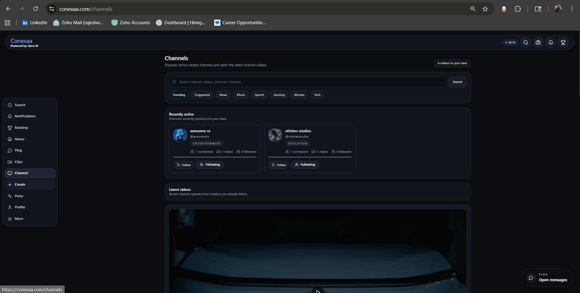 Conexaa supporting screenshot 1