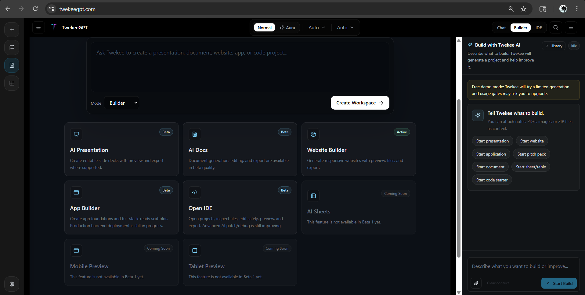 Twekee supporting screenshot 1