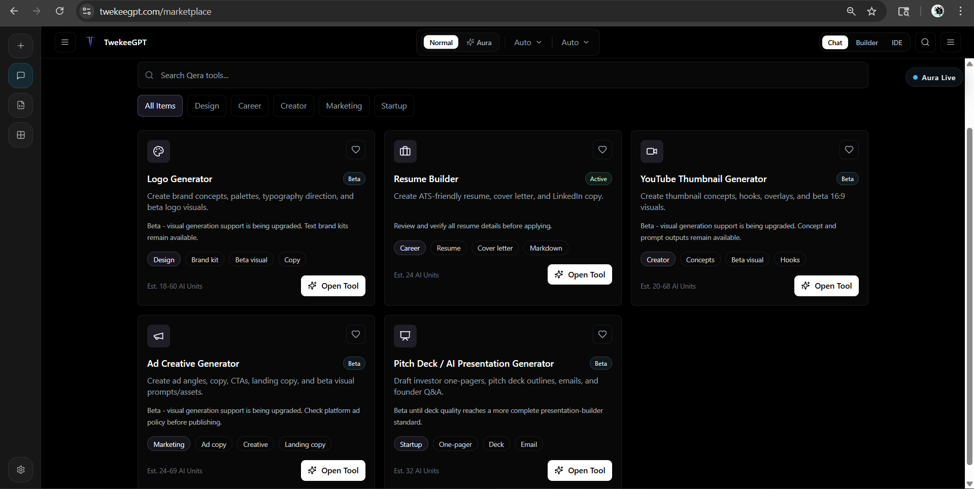 Twekee supporting screenshot 2